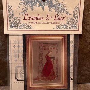 Lavender & Lace CELTIC CHRISTMAS Cross Stitch CHART PATTERN Victorian Candles